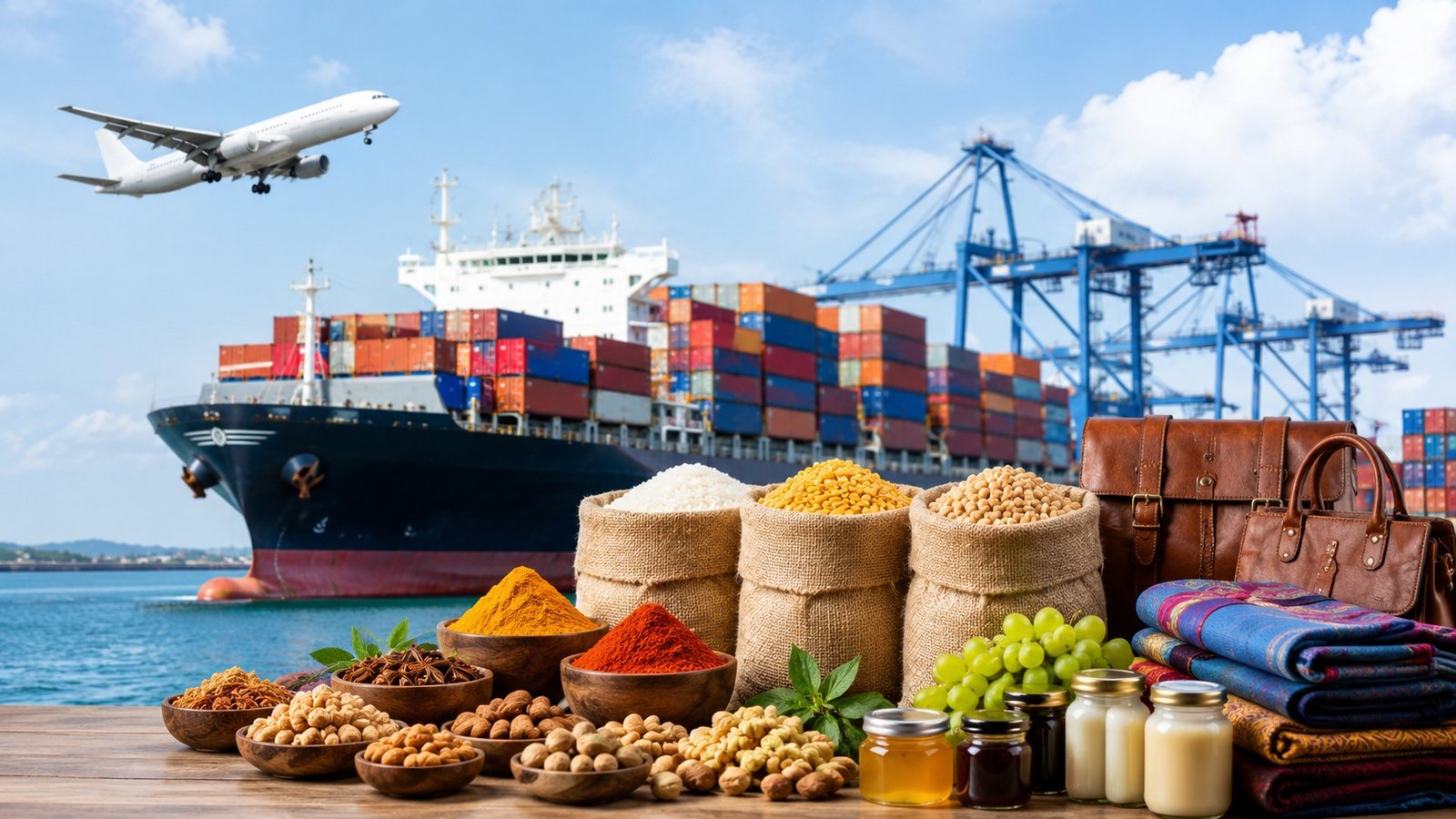 Indian merchant exporter shipping products worldwide