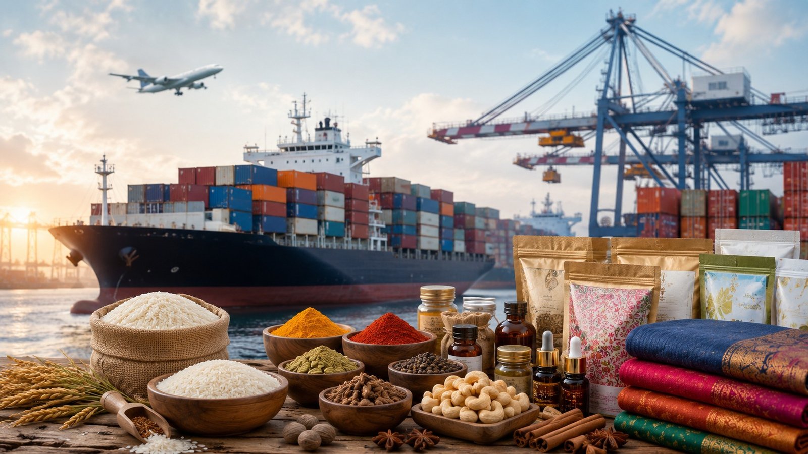 Export categories shipped from India